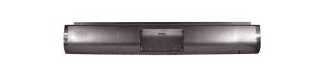 Steel Roll Pan With License Plate Center 94-01 Dodge Ram - Click Image to Close
